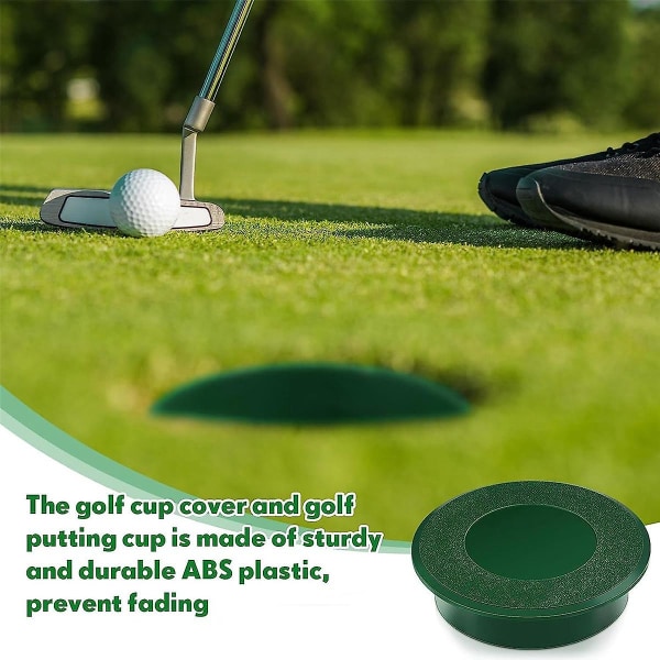 Golf Cupin cover Golf Hole Putting Green Cup Golfharjoittelu Harjoittelu Apuvälineet Reiän cover Garden Backyalle