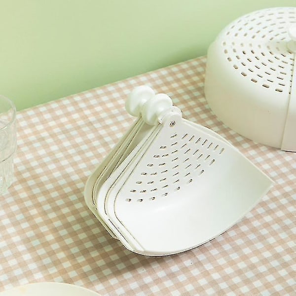 2-pack Vikbart Matplåtlock Hushålls Anti-fluga Grönsakslock Tallrikslock Matskydd