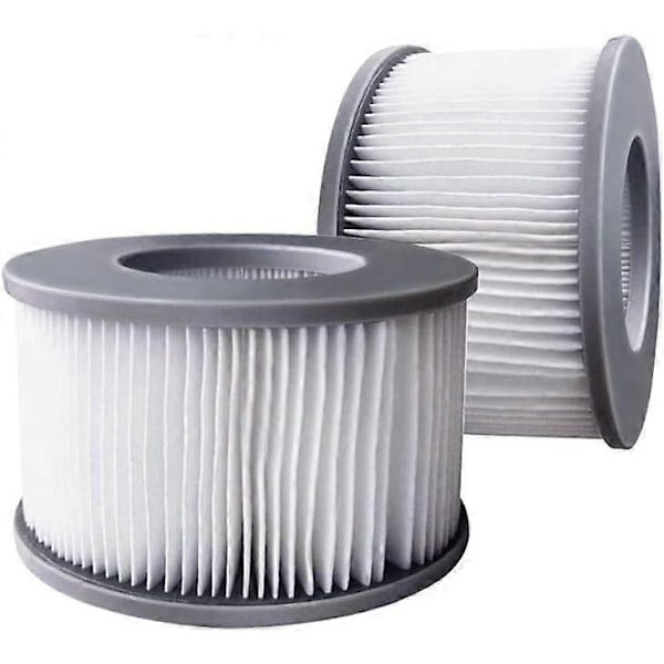 2 stk. Hot Tub Filter til Oppustelige Pools, Forbedret Version Filterpatron Pumpe Passer til Nutidens Hot Tubs