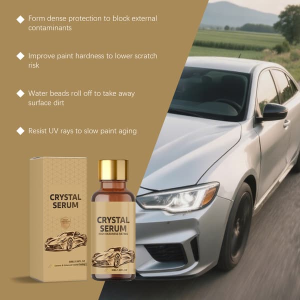 Crystal Serum Keramisk Beläggning, 50ml - Hög Hårdhet Lackskydd & Glansförstärkare