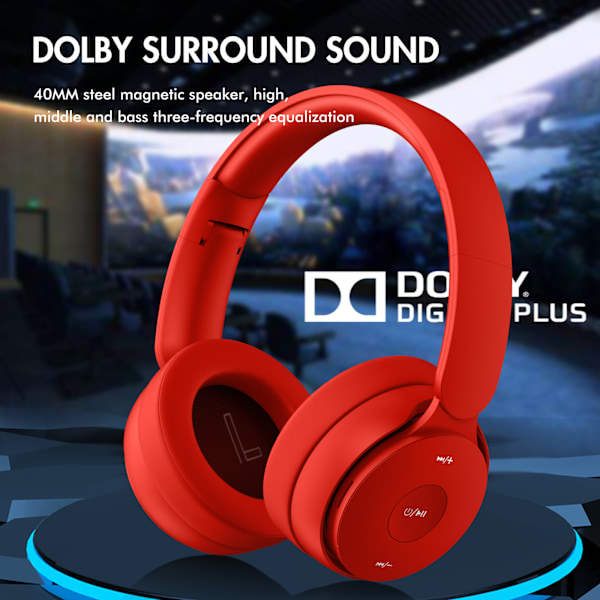 Bluetooth trådløst headset kort headset super bas 3.5 lydindgang mikrofon opkald