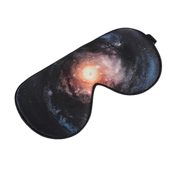 Stjärnklar Himmel Mönster Sovmask Kreativ Ögonmask Blindfold Skuggande Ögonlapp för Sömn Tupplur Resa