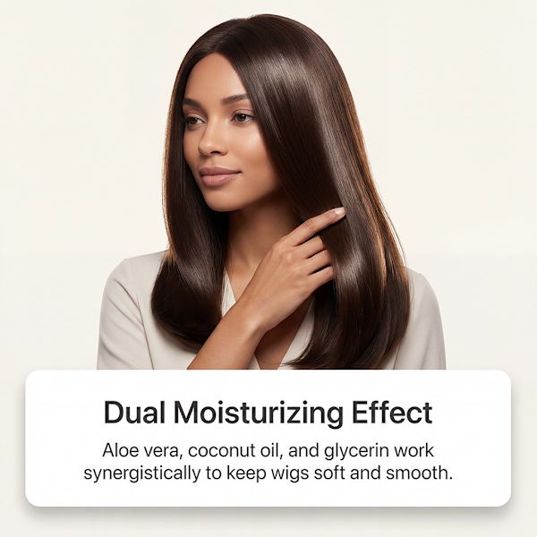 Perukschampo, sulfatfri formula för peruker och extensions