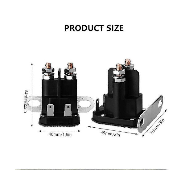 Kompatibel med gräsklippare startrelä solenoidventil 862-1211-211-16 AM138068 725-04439 magnetisk brytare