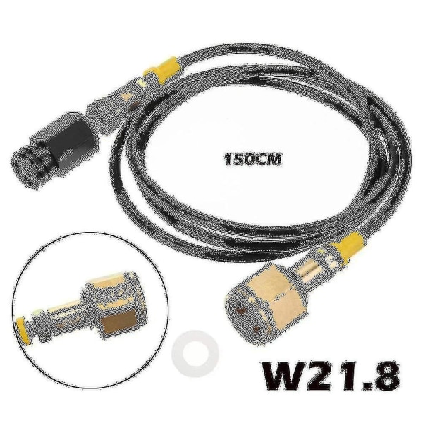 2024 Høytrykks Slange Adapter For Sodastream Maskin G5/8 Cga320 W21.8 Co2 Tank( Størrelse : For W21.8 )-hhny