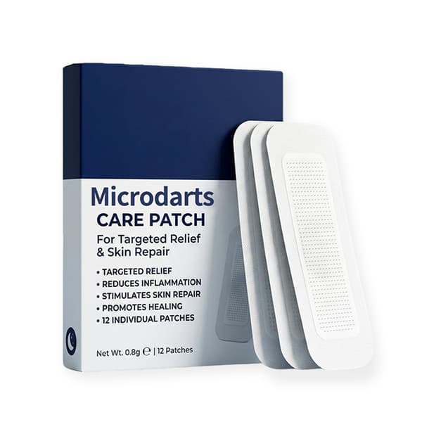 Microdarts Care Patches, Riktad Lindring & Hudreparation, 12-pack