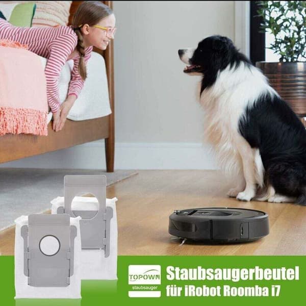 iRobot Roomba i7 dammpåsar. Ersättningsdammpåsar för iRobot Roomba i7 i7+ / i7 Plus E5 E6 E7 S9 S9+ dammsugare