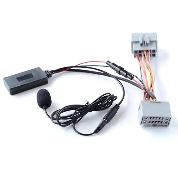 Bil Bluetooth 5.0 Trådlös Telefonsamtal Handsfree AUX-adapter för C30 S40 V40 V50 S60 S70 C70 V70 med Mikrofon