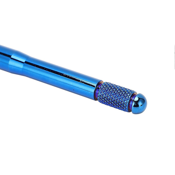 Blå Universal Hjuljusteringstift Rostfritt Stål Stift Dövpinne Däckpositioneringsstift Fälgtapp Pilotpinne för Bil M12x1.25