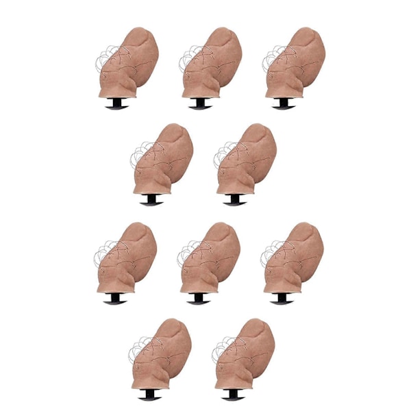 Billys Stora Tå Charm med Hår 3D Rolig Tå Sko Charm DIY Personlig Sko Dekoration för Kvinnor Män Barn