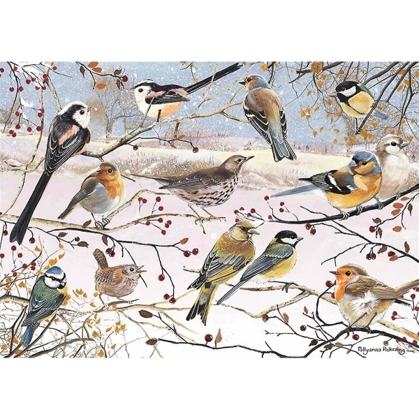 Otter House Winter Birds -palapeli (1000 kpl)