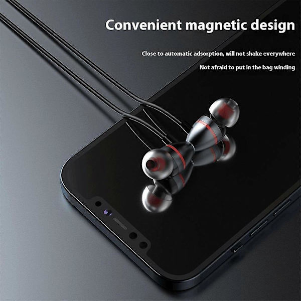 DUDAO U5H Kaulapanta Bluetooth -kuulokkeet urheiluun, juoksuun, magneettiset langattomat HiFi-musiikkikuulokkeet