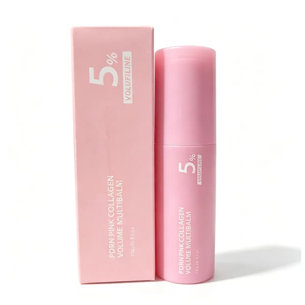 Pink Collagen Stick, Multi-effekt Opstrammende og Udfyldende Læbepomade & Ansigts Serum Stick 2pcs