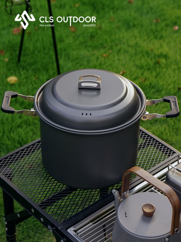 6,5L Stor Kapacitet Dobbelt Rum Dampbakke, Space Gray Non-Stick Mad Dampplade