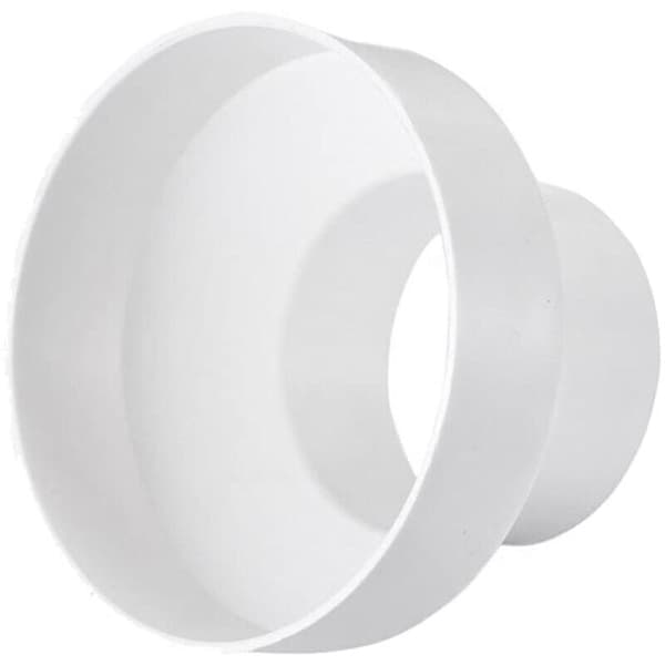 Reduksjonsadapter for ventilasjonskanaler for in-line systemer (150-100 mm)