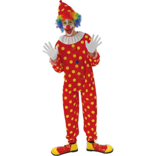 Orion Costumes Miesten punainen pilkku Clown Circus Carnival Fancy mekko Gul M