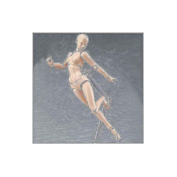 Flyttbar Mannequin Actionmodell - PVC Rittningsdocka Delar/Set för Skrivbordsdekoration och Skiss