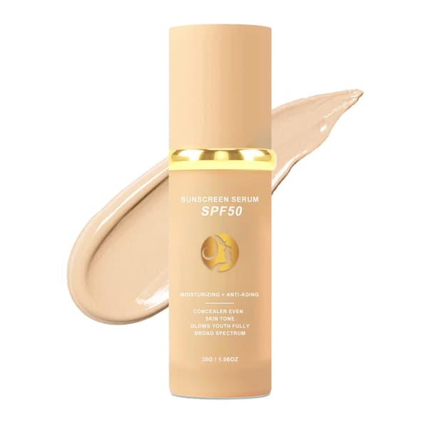 SPF50 4-i-1 Concealer Foundation, Fugtgivende Langtidsholdbar Makeup