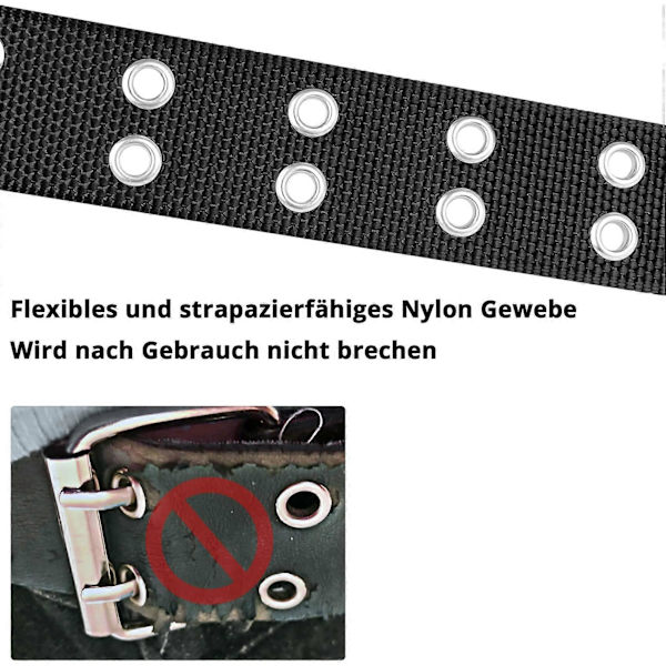 Drizzte spänne bälte överdimensionerat 110-170cm tygbälte unisex svart bälte för män och kvinnor
