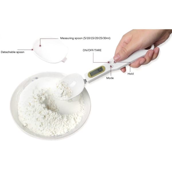 Digital skjevekt 0,1g til 500 gram - Skje