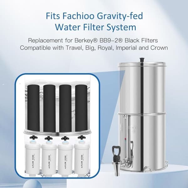 Fluoridfiltre, erstatning for Berkey PF-2 fluoridfiltre (2-pak)