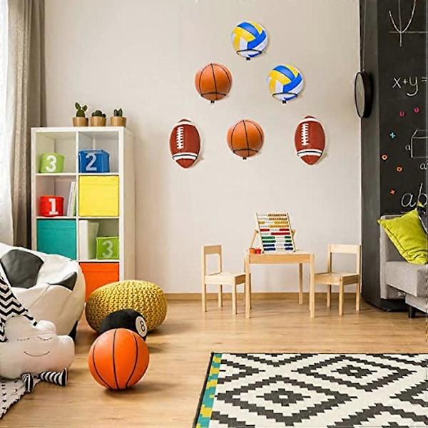 3 st Utomhus Planteringskärl Fotbollsförvaringsställ Basketbollhållare Bollställ Basketboll Dekoration
