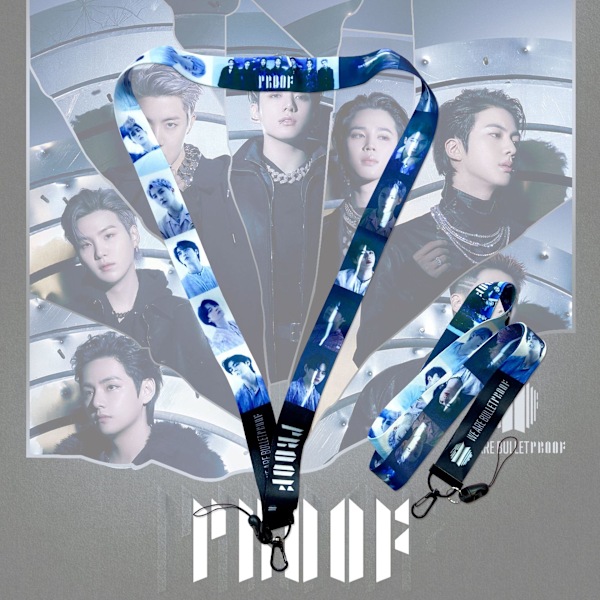 BTS:n uusi albumi \"Proof\" -kaulakoru 9. vuosipäivä Park Jimin -lisävaruste riipus matkapuhelimen kaulakoru