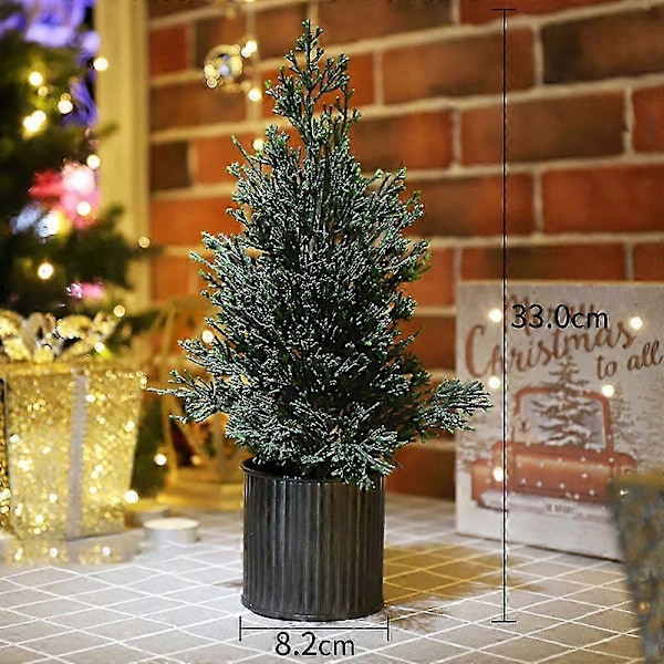 Kunstig Cedertræ Juletræ, Bordtræ, Hjemmedekoration
