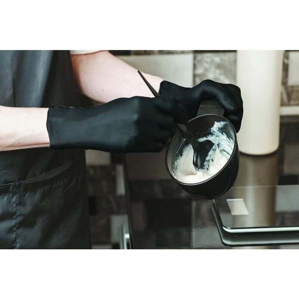 Engangs sorte nitrilhandsker, latex- og pudderfri medicinsk, industriel XL (100 stk.)