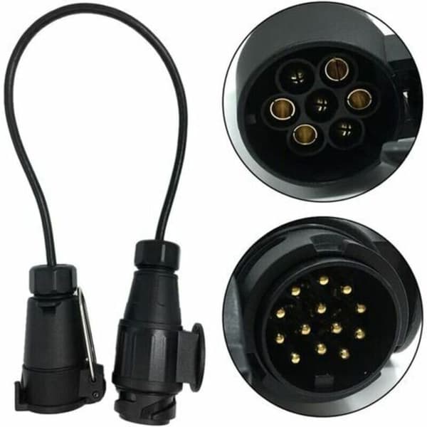 -12V 7-13 Pin Trailer med adapter til kabelstik. Pris og pris for trækkrog