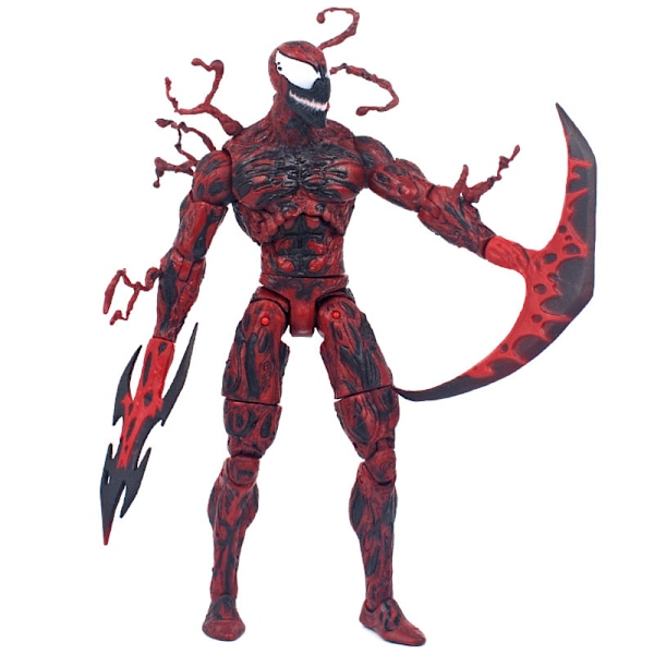 Rörlig figurin från filmassakern Venom 2 prydnad röd figurin figurin