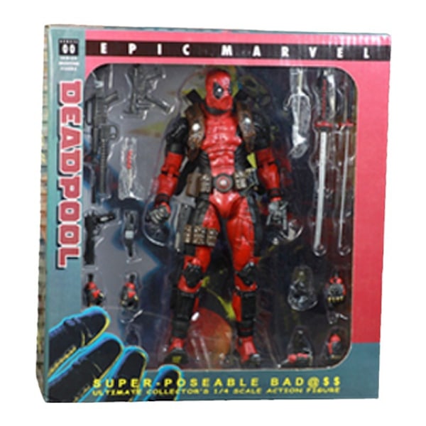 Rion X-men Wolverine Deadpool Figur 15 cm Poserbar Leksak