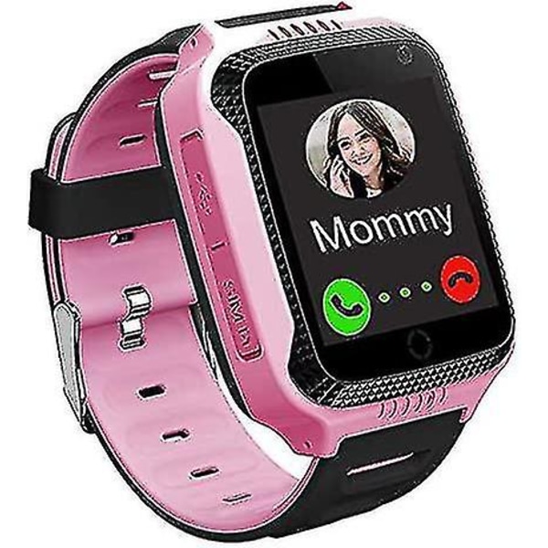 Gps Kids Smartwatch Telefon - Berøringsskjerm Kids Smartwatch With Call Talemelding Sos Lommelykt Digitalkamera Vekkerklokke Ny