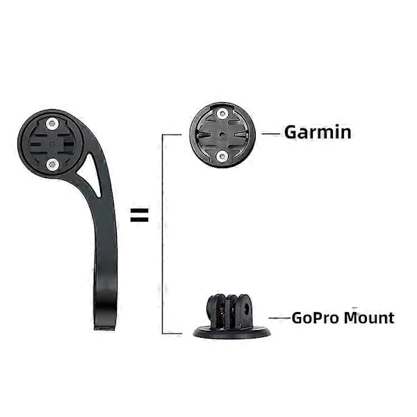 Etuasennusteline Garmin Edge GPS -pyörätietokoneelle / Action-kameralle / Pyörän ajovalolle