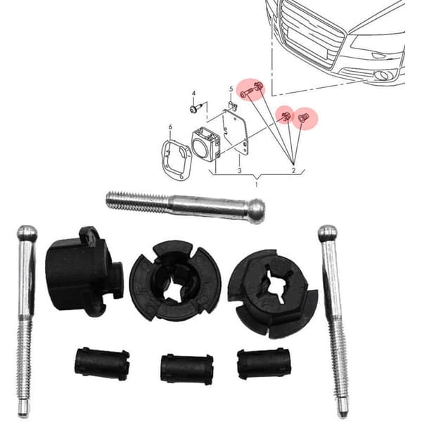 4H0998561 Maskinvaresett for avstandssensor i kontrollsystemet for Golf - A3 A4 A5 A6 A7 A8 Q5 RS4