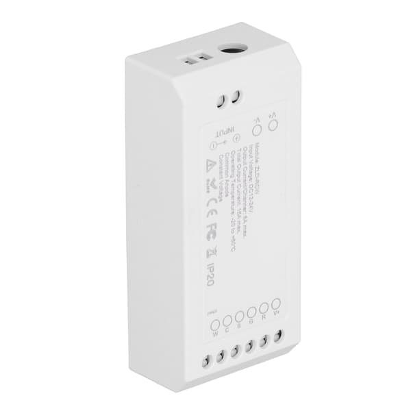 Zigbee LED Driver Smart Home LED Strip Controller RGB+CW Lys Strip Controller med App DC12~24V
