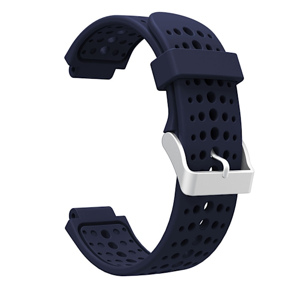 Blå, 1 stk for Garmin Forerunner 230 630 235 Approach S20 monokromt rundt hull silikonreim