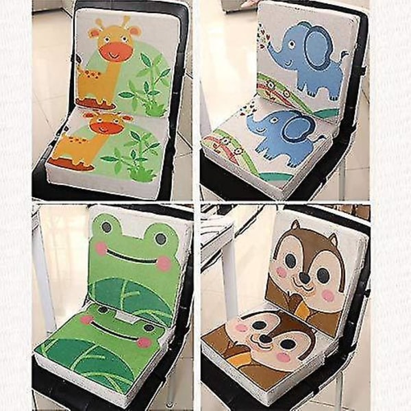 Børne Booster Pude, Frø Pude Tynd Pude 33*33*4.5cm Stof Kunst