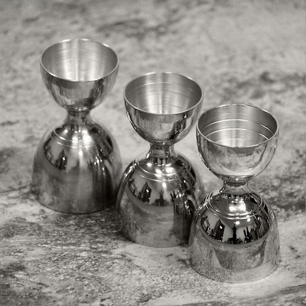 Cocktail Shaker Presisjons-slitasje-resistent Rustfri Kjøkkenutstyr (1 stk, Sølv)
