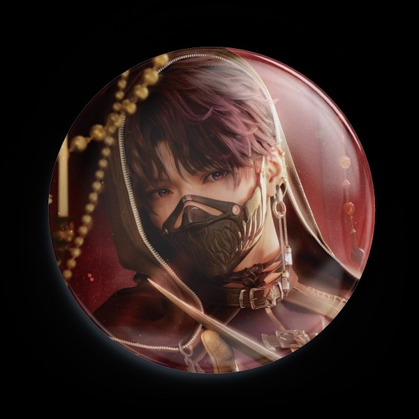 Love and Deep Space Badge 58mm Baji Badge Anime Periferi Guzi Andra Dimensionens Spel Brosch