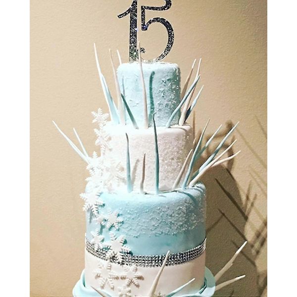 Snöflinga Pepparkaksformar Fondant 3-delad Pepparkaksformar Utstötare Stämpel Kakdekoration