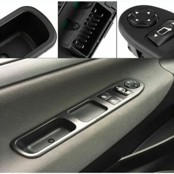 6554QC 207 Citroen C3 Picasso vindusregulatorbryter, venstrestyrt