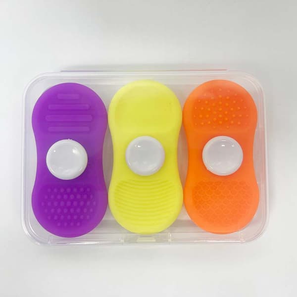 Tekstureret Fidget Spinner, ADHD Sensorisk Angstlindrende Finger Dekompression Legetøj 3-pak