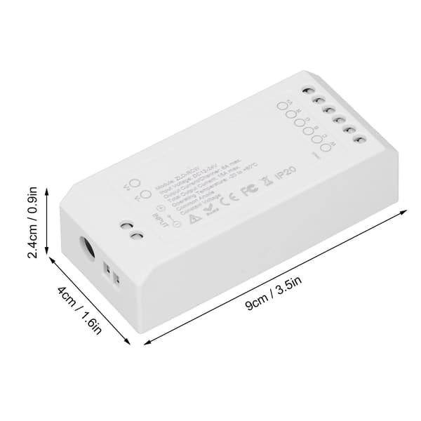 Zigbee LED Driver Smart Home LED Strip Controller RGB+CW Lys Strip Controller med App DC12~24V