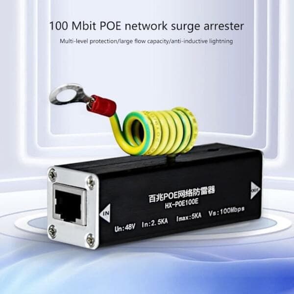 Pålitligt Ethernet-överspänningsskydd för utomhusmiljöer, stöder överföringshastigheter på 1000 Mbps