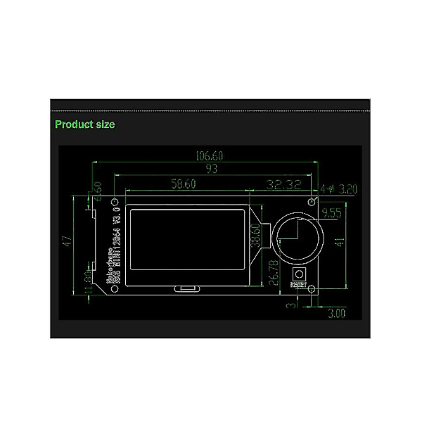 Til Mks Mini12864 V3 Display Skærm Lcd Smart Display Skærm 3d Printer Tilbehør Intelligent Con