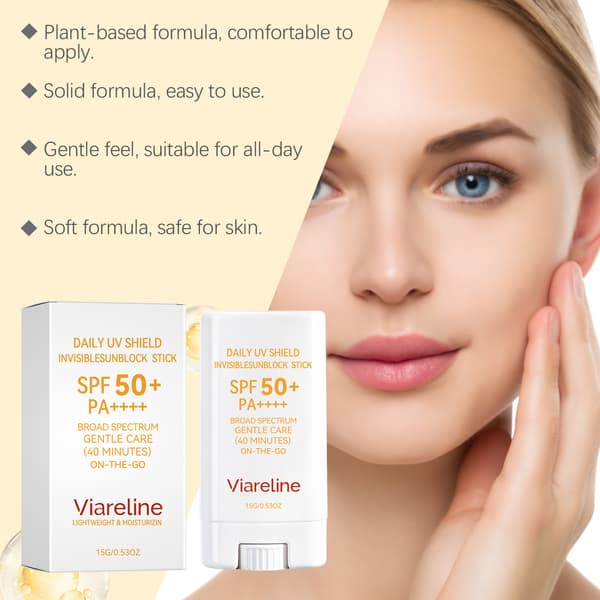 SPF50+ PA++++ Solkremstift, Daglig UV-beskyttelse