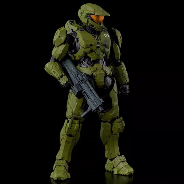 Bevegelig Master Chief Actionfigur, Samlefigurpynt, Eskepakket