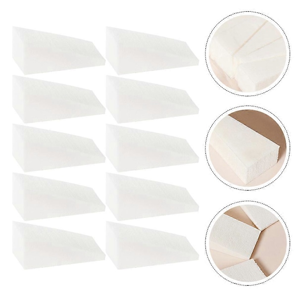 30 st Manikyr Triangel Svamp Stämplar Enkel Nagelkonst Gradient Färgad Stämpel
