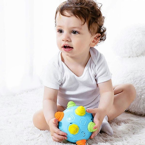 Baby Musik Skakande Dansande Boll Leksak, BPA Fri Studsande Sensorisk Utvecklingsboll För Pojkar Och Flickor